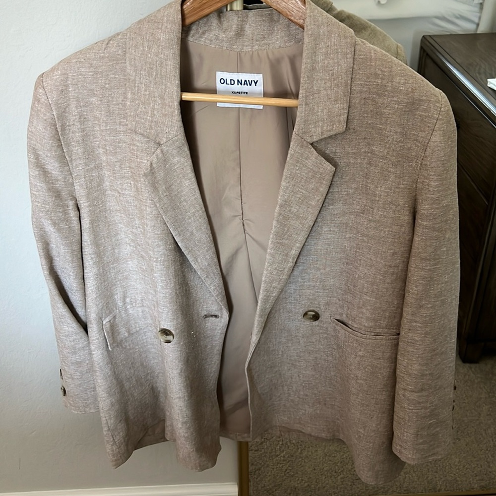 Old Navy Linen Blazer